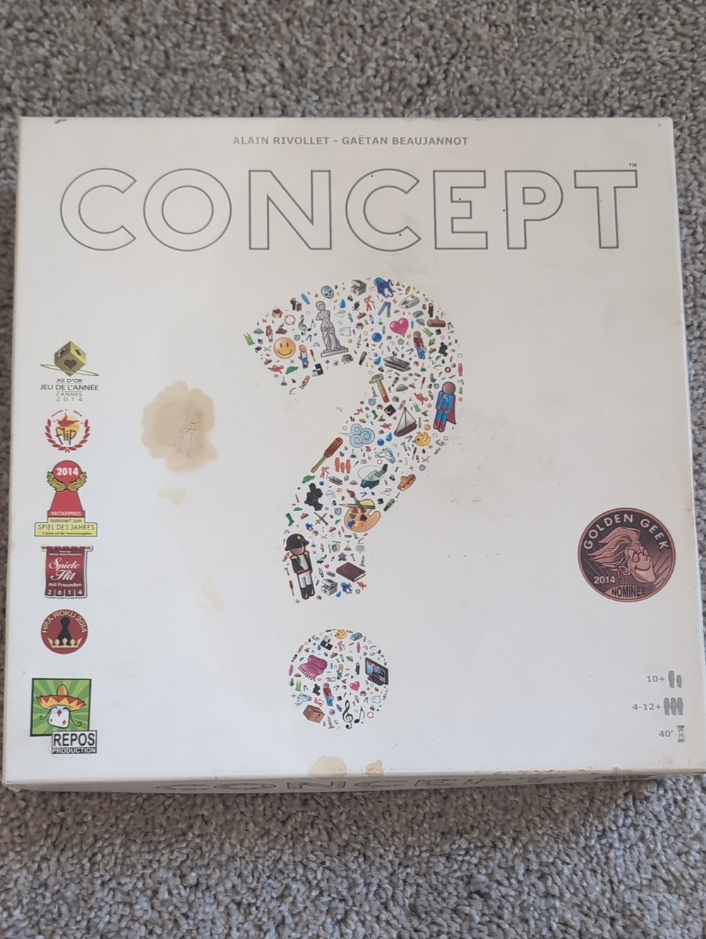 Concept Board Game - White Edition